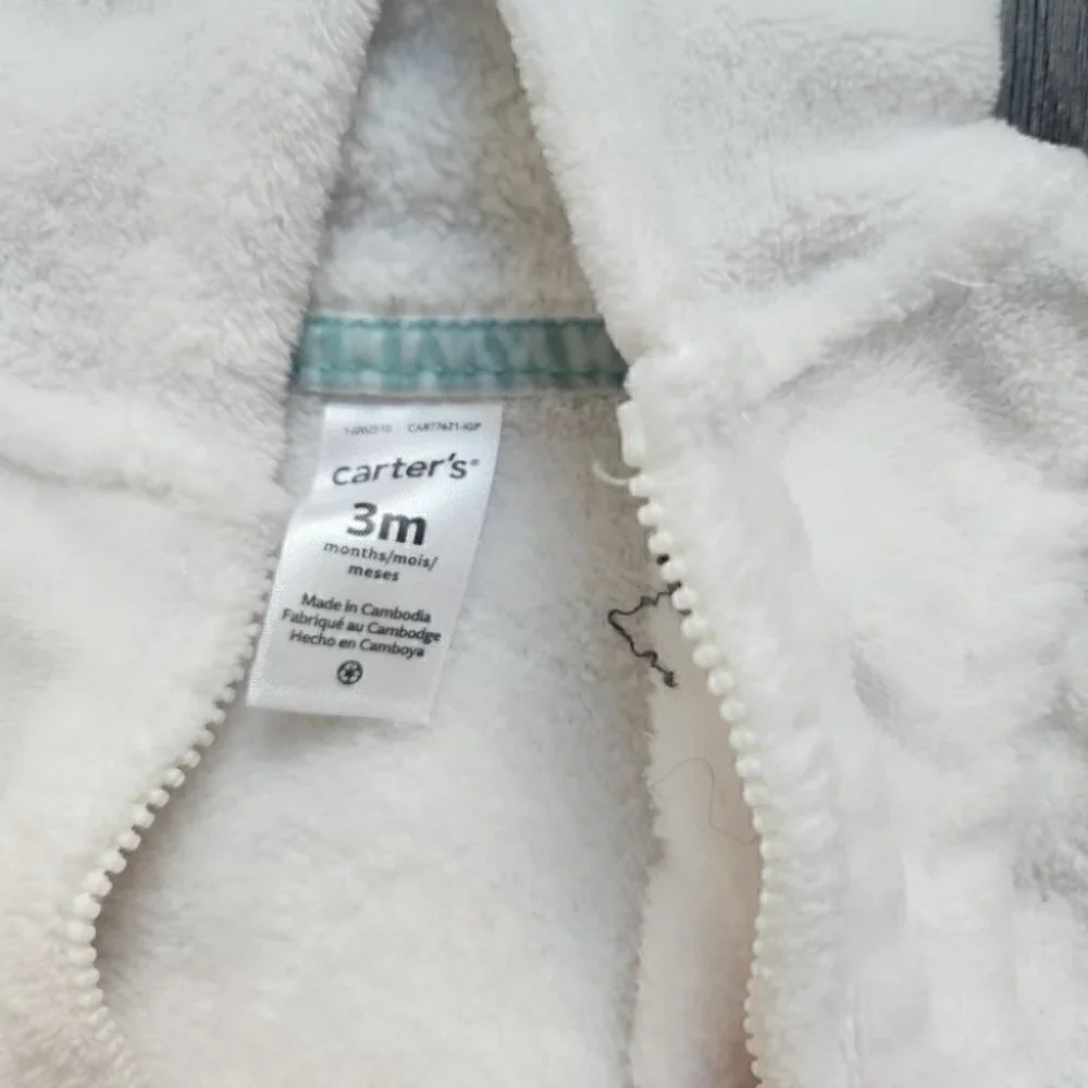 3-6M Girls Baby Vest with Hood